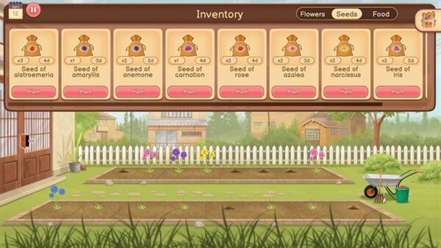 Hình ảnh trong game Hanakos Flower Shop-TENOKE Hình ảnh trong game Hanakos Flower Shop-TENOKE