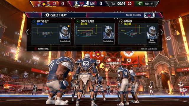 Hình ảnh trong game Mutant Football League 2-RUNE Hình ảnh trong game Mutant Football League 2-RUNE
