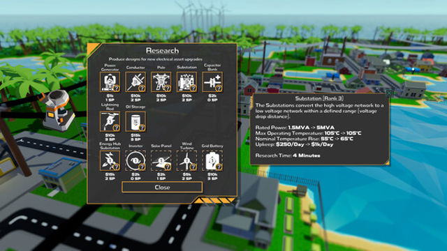 Hình ảnh trong game Power Network Tycoon-TENOKE Hình ảnh trong game Power Network Tycoon-TENOKE