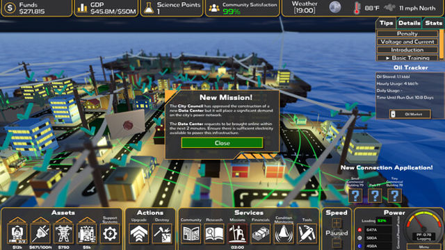 Hình ảnh trong game Power Network Tycoon-TENOKE Hình ảnh trong game Power Network Tycoon-TENOKE