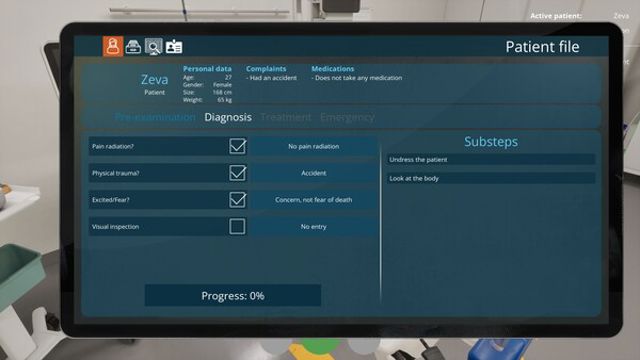 Hình ảnh trong game Emergency Room Simulator-P2P Hình ảnh trong game Emergency Room Simulator-P2P