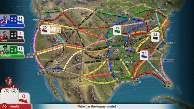 Hình ảnh trong game Ticket to Ride Switzerland Expansion-TENOKE Hình ảnh trong game Ticket to Ride Switzerland Expansion-TENOKE