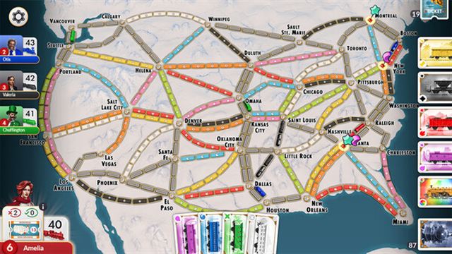 Hình ảnh trong game Ticket to Ride Legendary Asia-TENOKE Hình ảnh trong game Ticket to Ride Legendary Asia-TENOKE