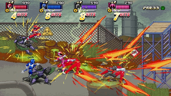 Hình ảnh trong game Mighty Morphin Power Rangers Ritas Rewind-P2P Hình ảnh trong game Mighty Morphin Power Rangers Ritas Rewind-P2P