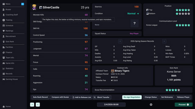 Hình ảnh trong game Teamfight Manager 2 Early Access Hình ảnh trong game Teamfight Manager 2 Early Access