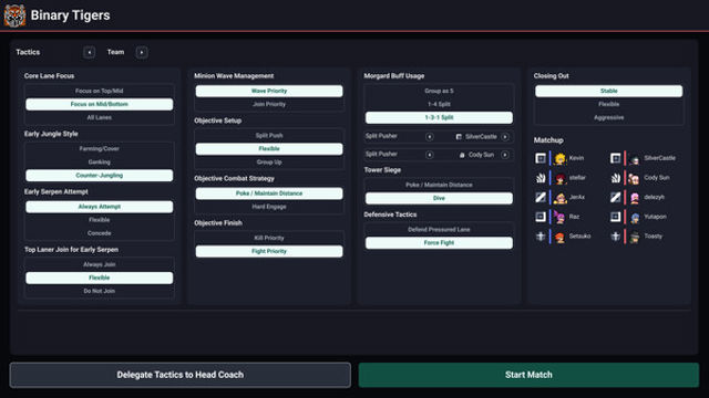 Hình ảnh trong game Teamfight Manager 2 Early Access Hình ảnh trong game Teamfight Manager 2 Early Access