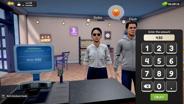 Hình ảnh trong game My Cafe Manager Simulator-TENOKE Hình ảnh trong game My Cafe Manager Simulator-TENOKE