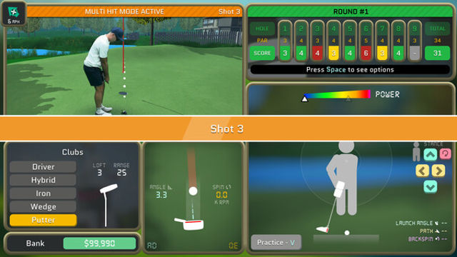 Hình ảnh trong game Normal Golf Game-GoldBerg Hình ảnh trong game Normal Golf Game-GoldBerg