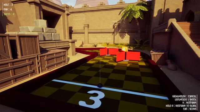Hình ảnh trong game Crazy Golf Party-TENOKE Hình ảnh trong game Crazy Golf Party-TENOKE