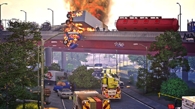 Hình ảnh trong game Firefighting Simulator Ignite Vehicle Accident-RUNE Hình ảnh trong game Firefighting Simulator Ignite Vehicle Accident-RUNE