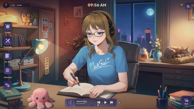 Hình ảnh trong game Lo-Fi Girl AI Assistant-TENOKE