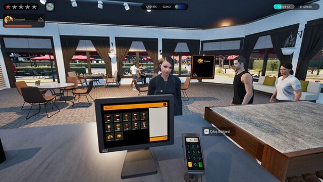 Hình ảnh trong game Cafe Crew Simulator-GoldBerg Hình ảnh trong game Cafe Crew Simulator-GoldBerg