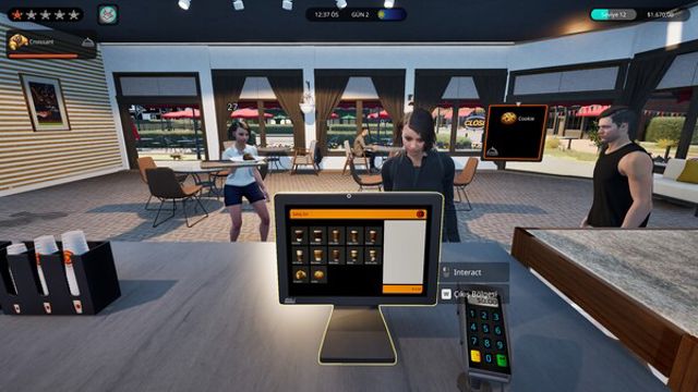 Hình ảnh trong game Cafe Crew Simulator-GoldBerg Hình ảnh trong game Cafe Crew Simulator-GoldBerg