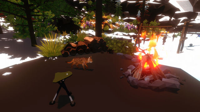 Hình ảnh trong game Campfire with Cat-TENOKE Hình ảnh trong game Campfire with Cat-TENOKE