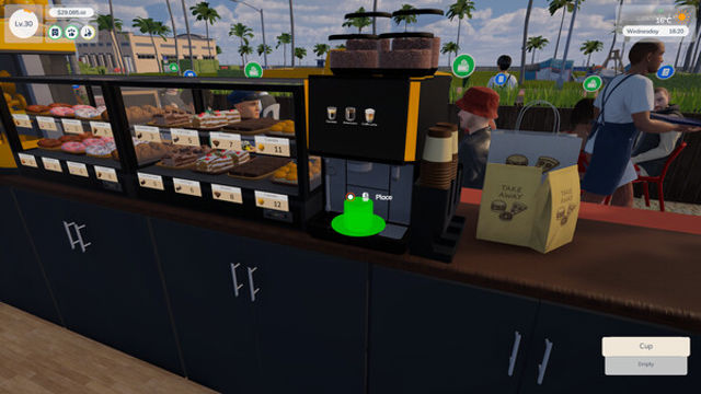 Hình ảnh trong game Cafe Business Manager Early Access