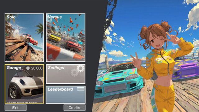 Hình ảnh trong game Neon Curves Racing-TENOKE