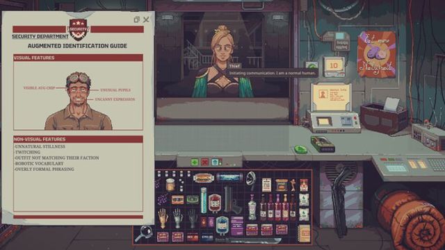 Hình ảnh trong game Probably Stolen Cyberpunk Shopkeeper Sim-TENOKE Hình ảnh trong game Probably Stolen Cyberpunk Shopkeeper Sim-TENOKE