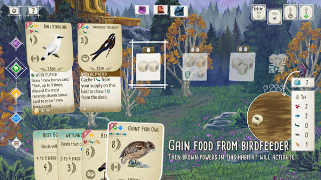 Hình ảnh trong game Wingspan Bird Pack Additional Asian Avians-TENOKE Hình ảnh trong game Wingspan Bird Pack Additional Asian Avians-TENOKE
